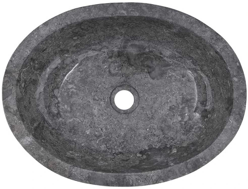 Praustuvas, pilkos spalvos, 53x40x15cm, marmuras