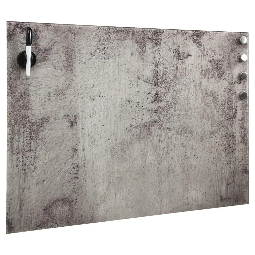 Prie sienos montuojama magnetinė lenta, 60x40cm, stiklas
