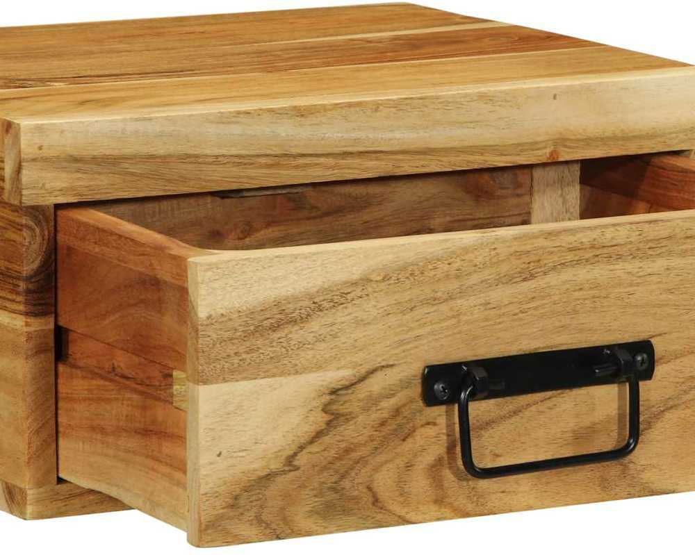 Prie sienos montuojama naktinė spintelė, akacija