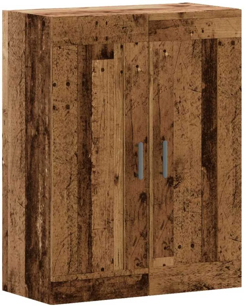 Šoninė spintelė, juodos spalvos, 69,5x34x90cm, apdirbta mediena