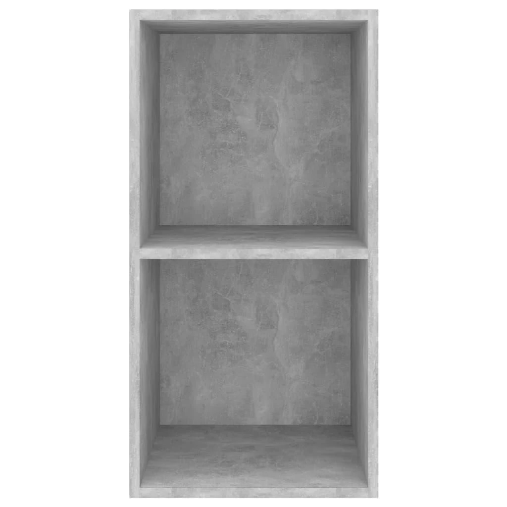 Prie sienos montuojama TV spintelė, betono, 37x37x72 cm, MDP