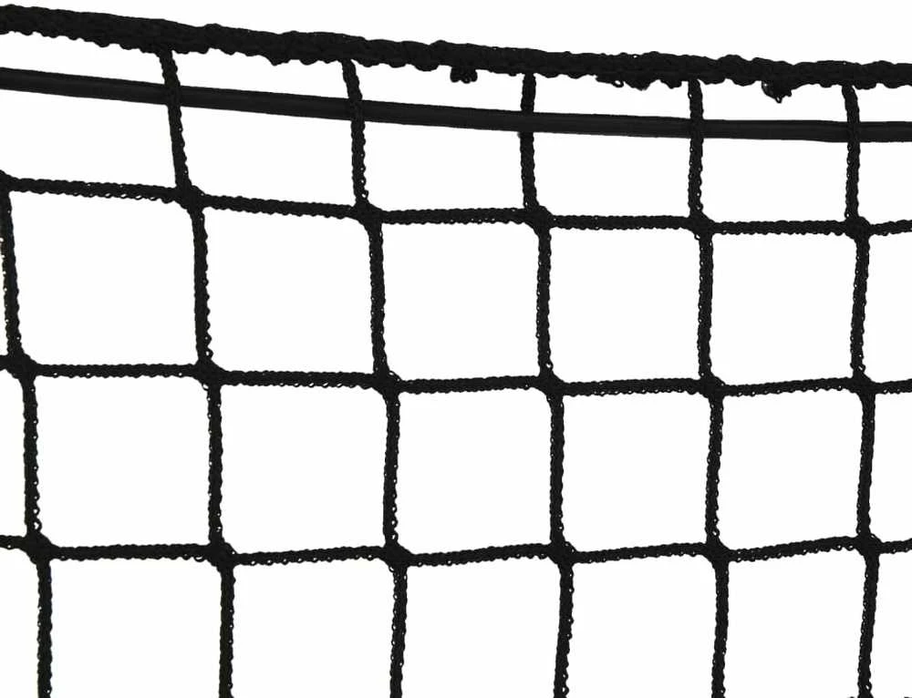 Priekabos tinklas su elastine virve, juodas, 3,5x3m, PP