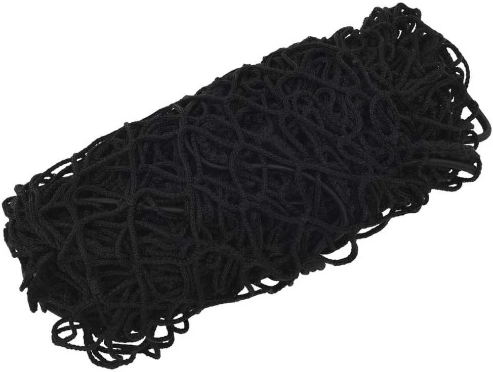 Priekabos tinklas su elastine virve, juodas, 3,5x2,5m, PP