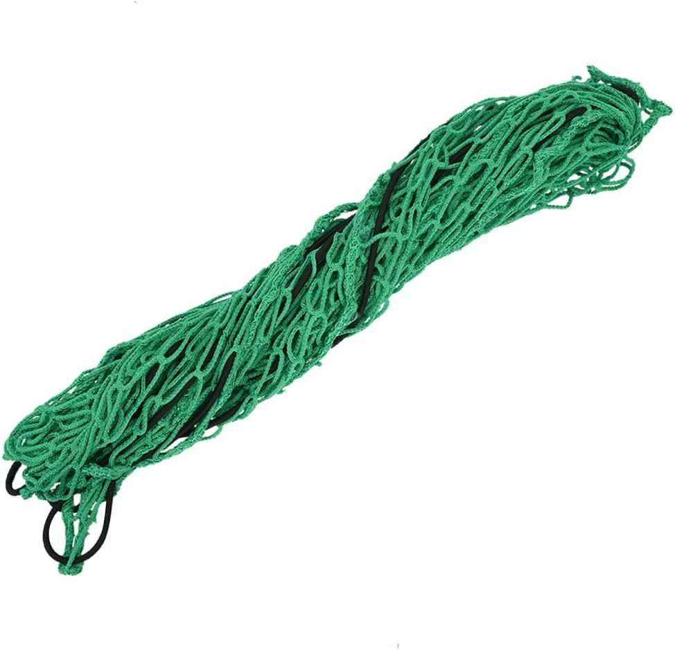 Priekabos tinklas su elastine virve, žalias, 6x3m, PP