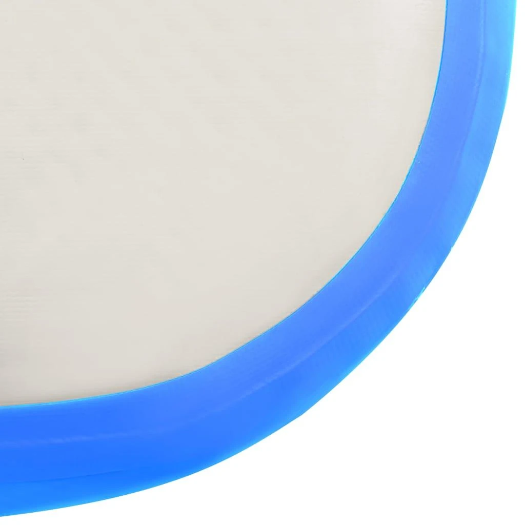 Pripučiamas gimnastikos kilimėlis, mėlynas, 400x100x15cm, PVC