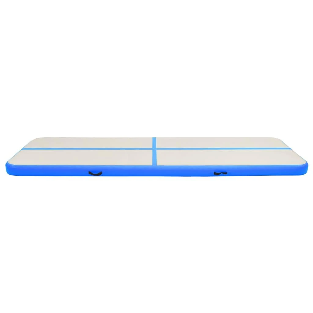 Pripučiamas gimnastikos kilimėlis, mėlynas, 600x100x15cm, PVC