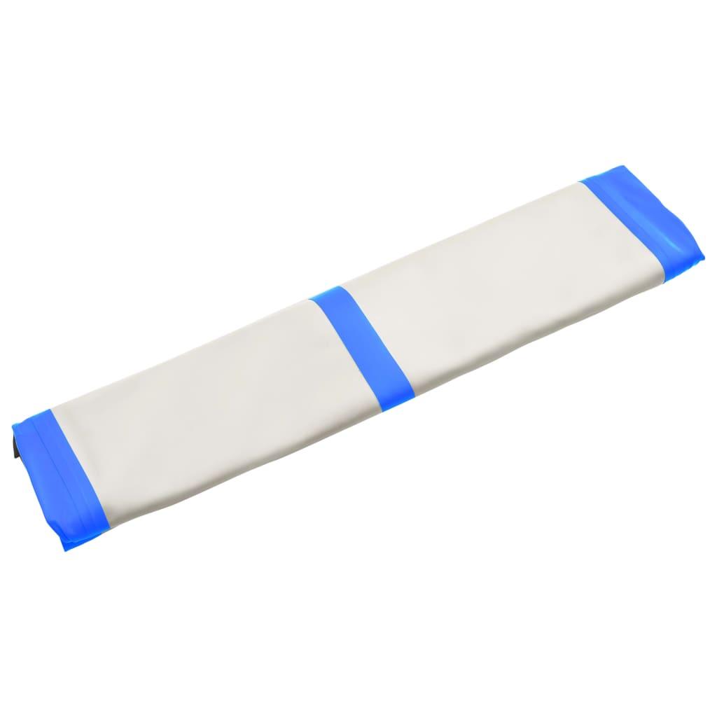 Pripučiamas gimnastikos kilimėlis, mėlynas, 200x200x20cm, PVC