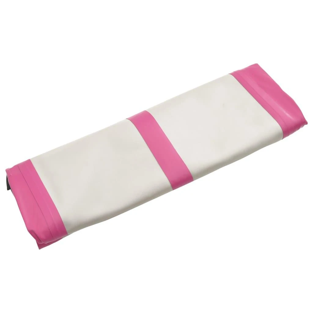Pripučiamas gimnastikos kilimėlis, rožinis, 300x100x15cm, PVC