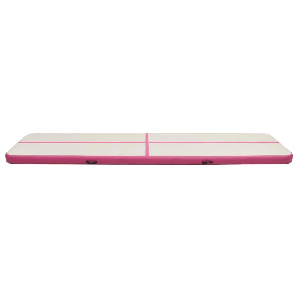 Pripučiamas gimnastikos kilimėlis, rožinis, 600x100x20cm, PVC