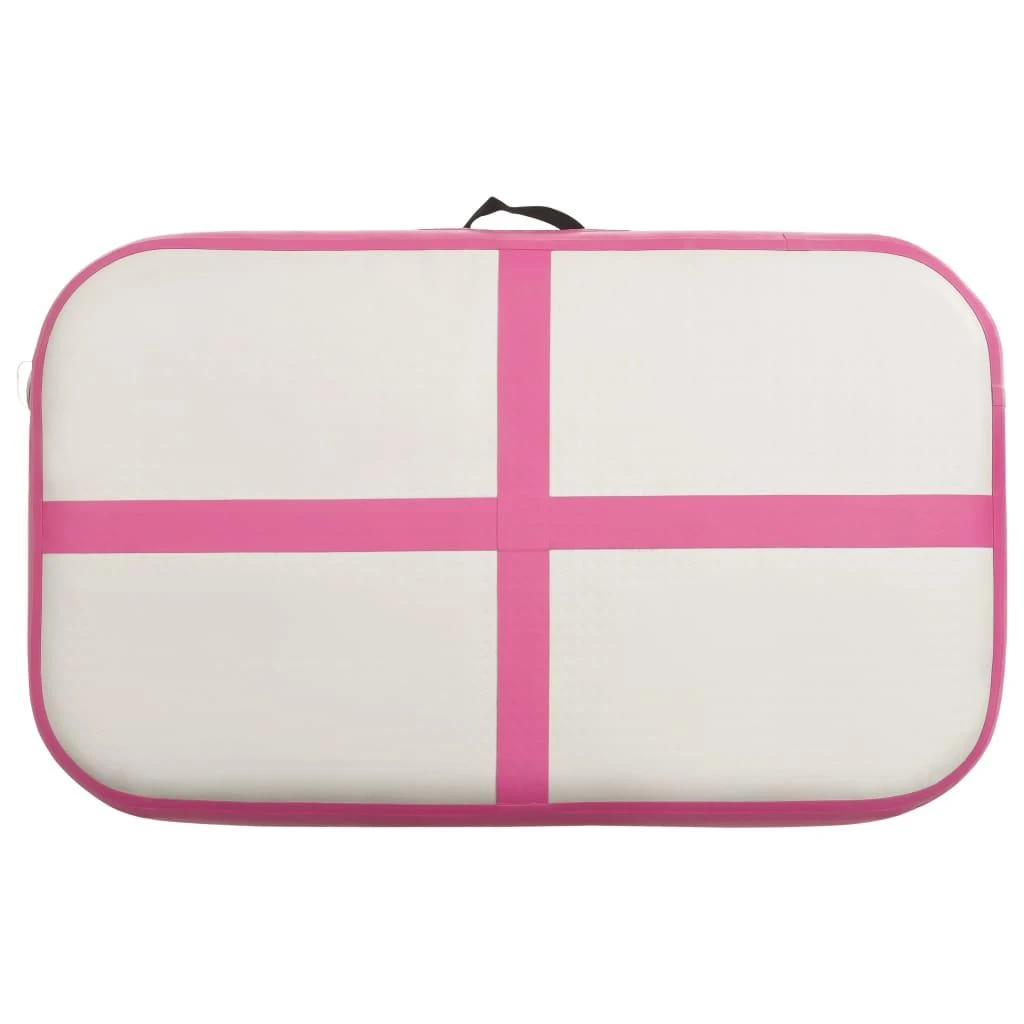 Pripučiamas gimnastikos kilimėlis, rožinis, 60x100x20cm, PVC