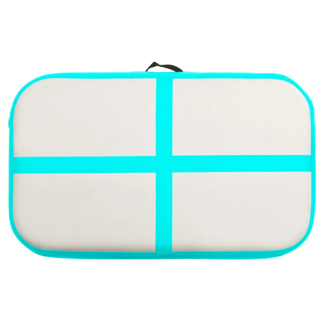 Pripučiamas gimnastikos kilimėlis, žalias, 60x100x10cm, PVC