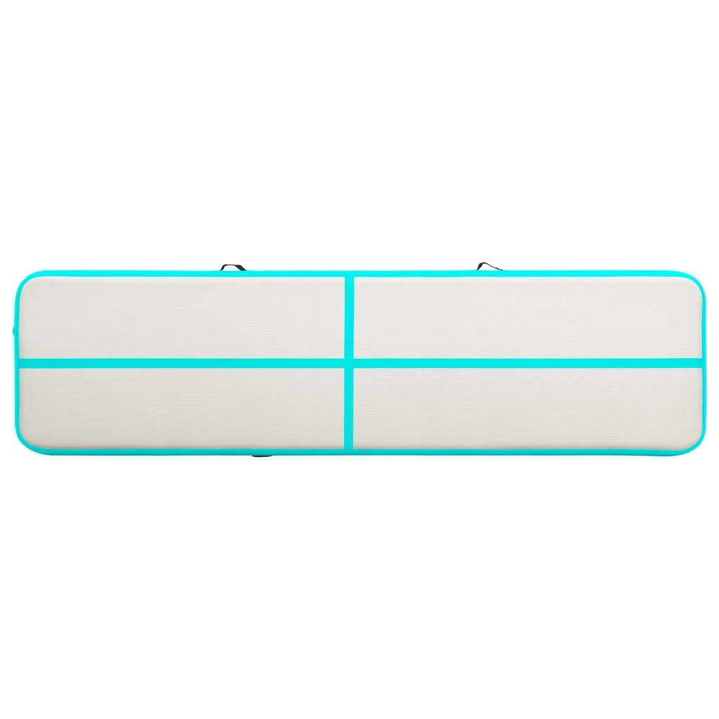 Pripučiamas gimnastikos kilimėlis, žalias, 600x100x20cm, PVC