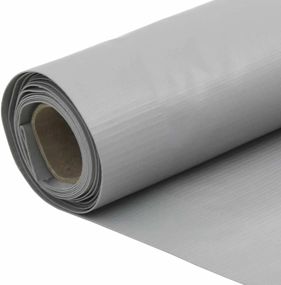 Privatumo suteikianti balkono pertvara, pilka, 600x120cm, PVC