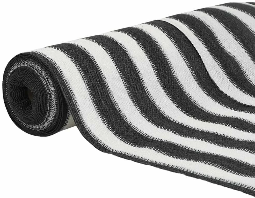 Privatumo suteikiantis tinklelis, antracito ir baltos, 1,5x50m
