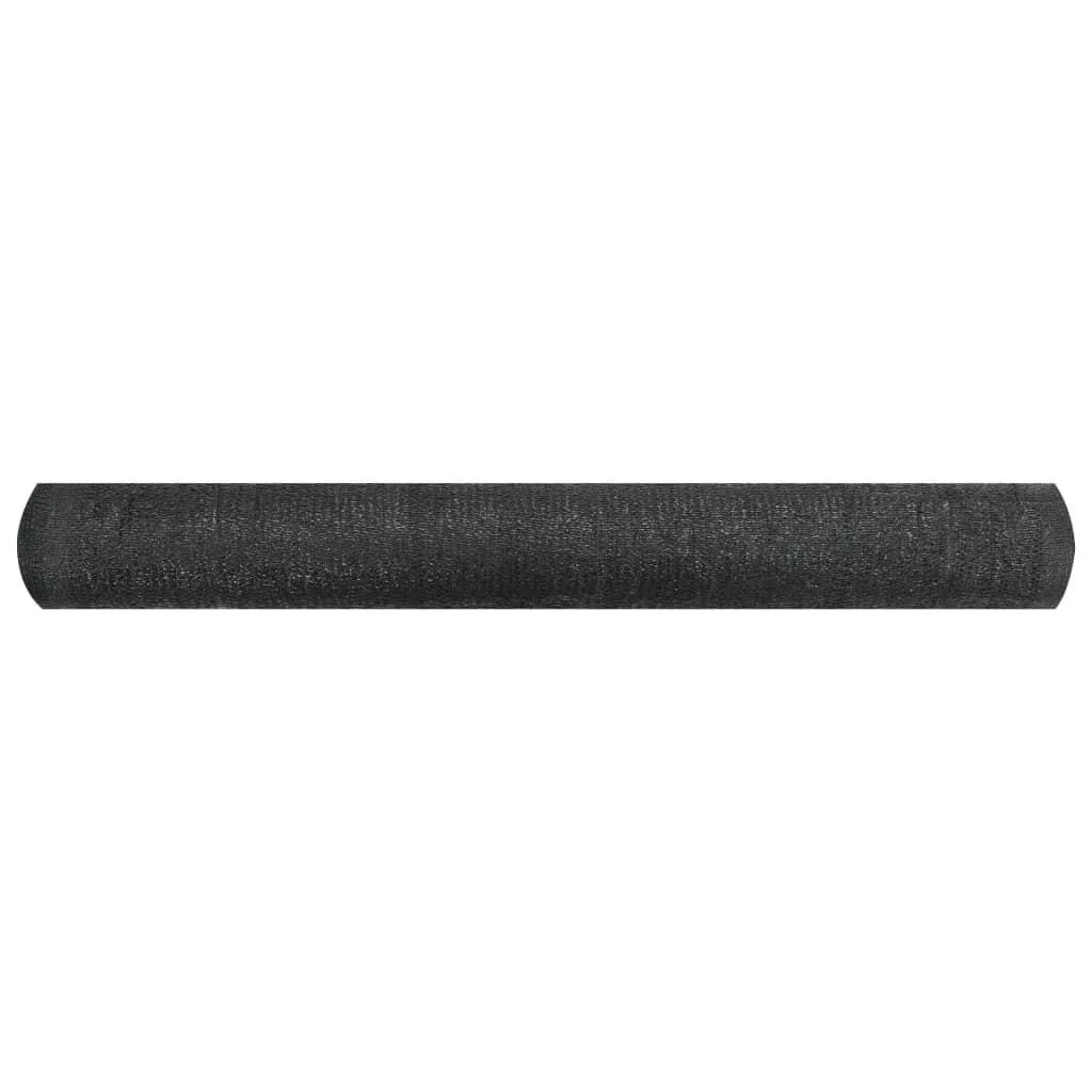 Privatumo suteikiantis tinklelis, juodas, 1x10m, HDPE, 195g/m²