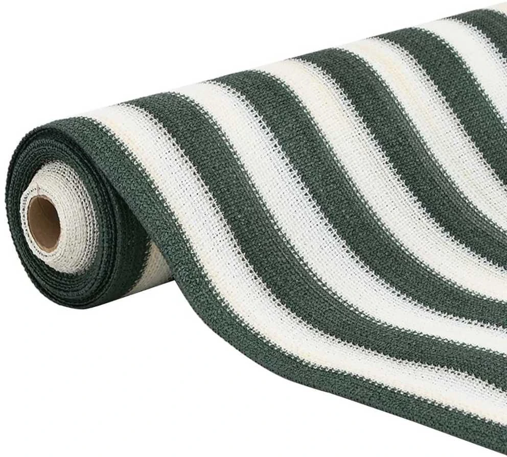 Privatumo suteikiantis tinklelis, žalias/baltas, 1,5x25m, HDPE