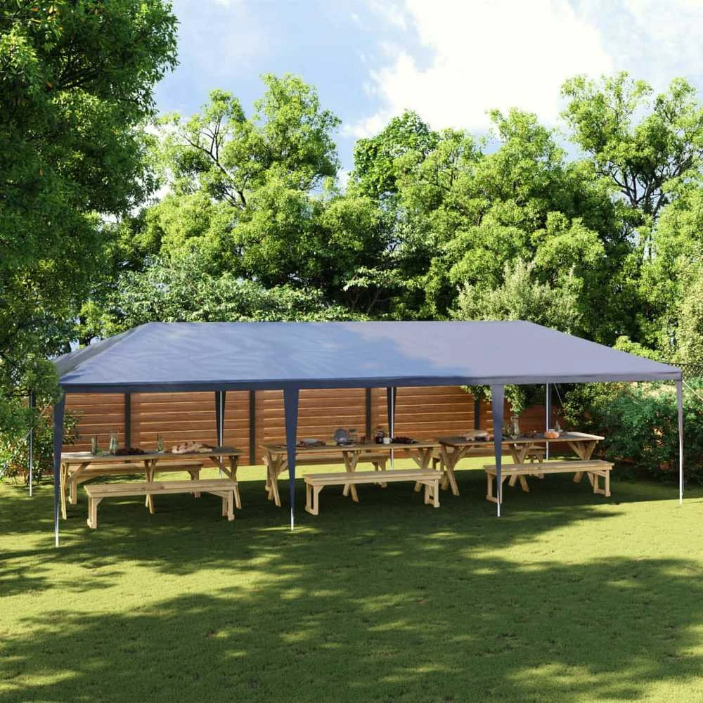 Proginė palapinė, mėlynos spalvos, 4x9m