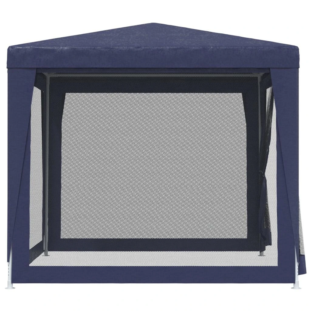 Proginė palapinė su 4 sienomis, mėlyna, 2,5x2,5m, HDPE