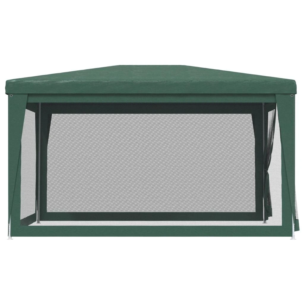 Proginė palapinė su 4 tinklinėmis sienomis, žalia, 3x4m, HDPE