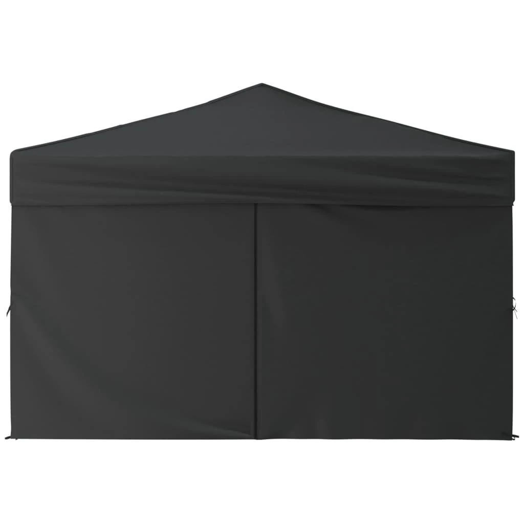 Proginė palapinė su šoninėmis sienomis, antracito, 3x3m