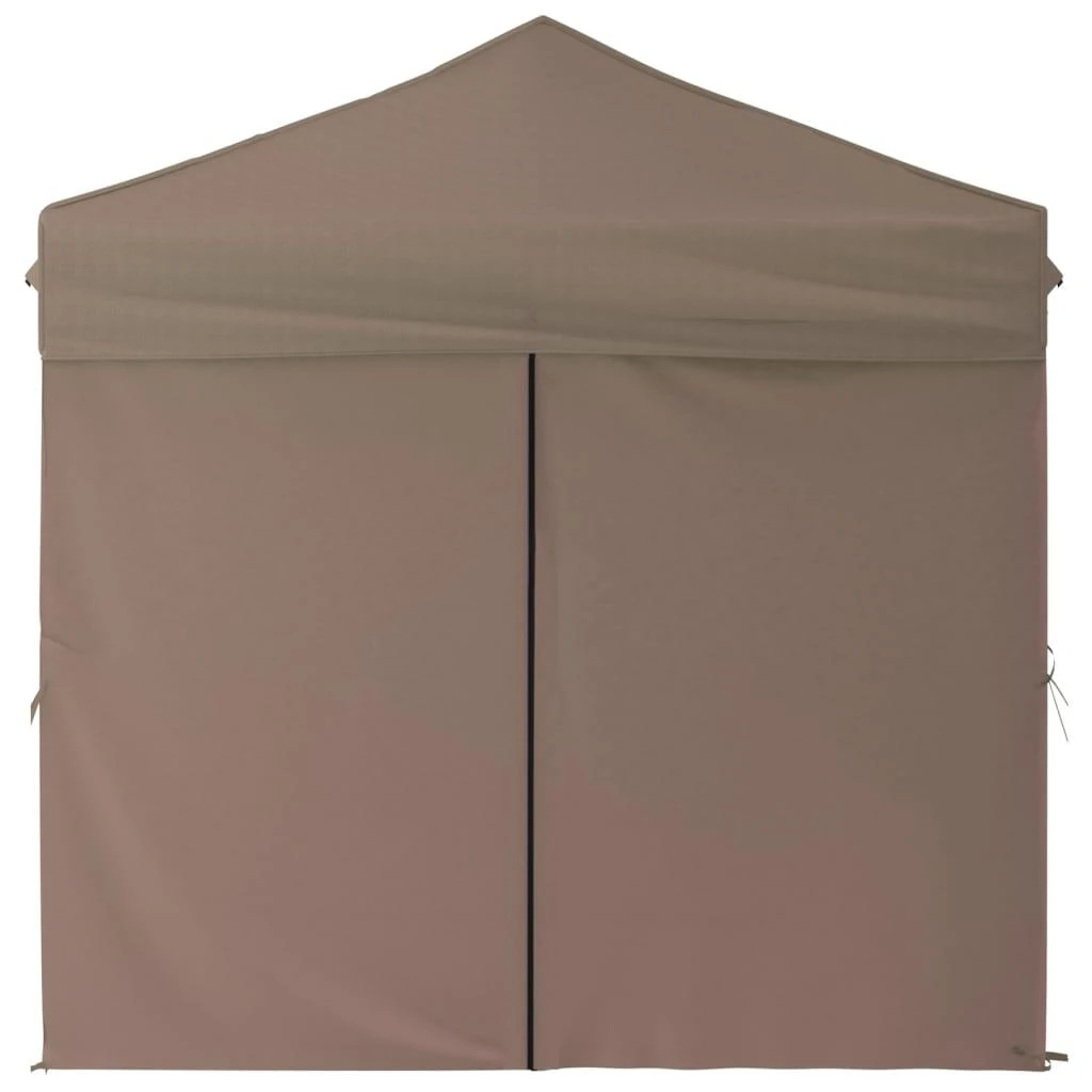 Proginė palapinė su šoninėmis sienomis, taupe, 2x2m