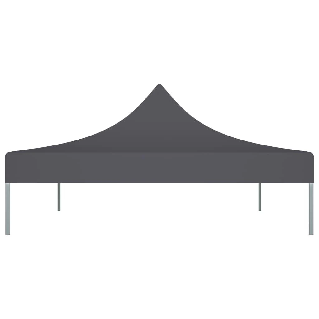 Proginės palapinės stogas, antracito spalvos, 4x3m, 270 g/m²