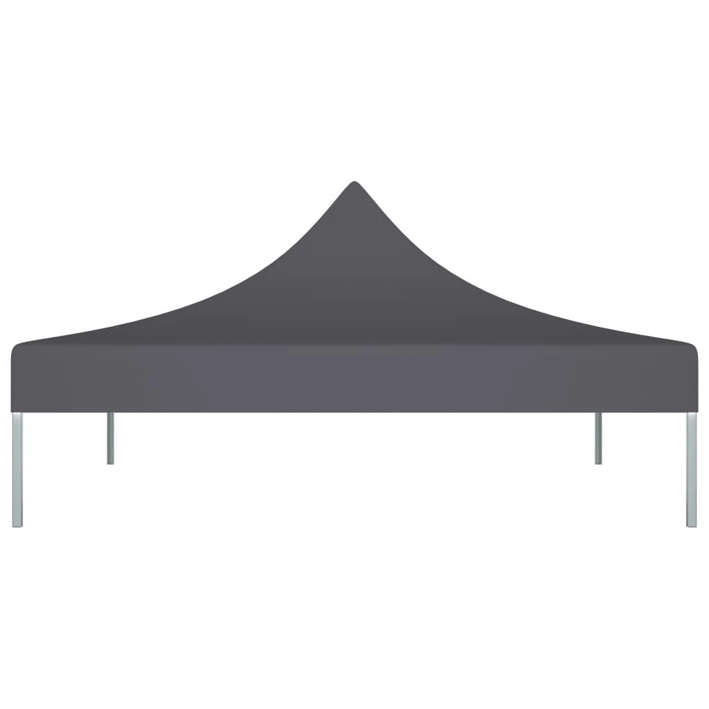 Proginės palapinės stogas, antracito spalvos, 2x2m, 270 g/m²