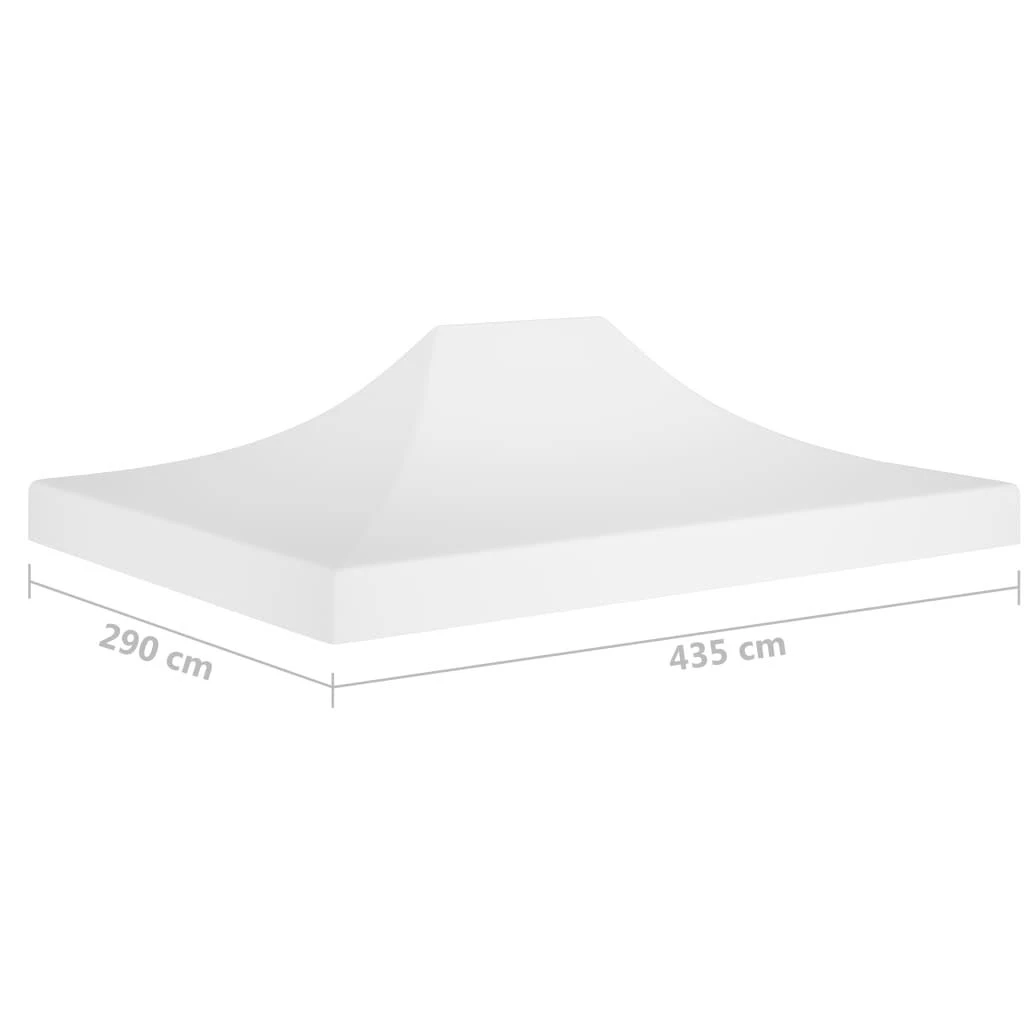 Proginės palapinės stogas, baltos spalvos, 4,5x3m, 270 g/m²