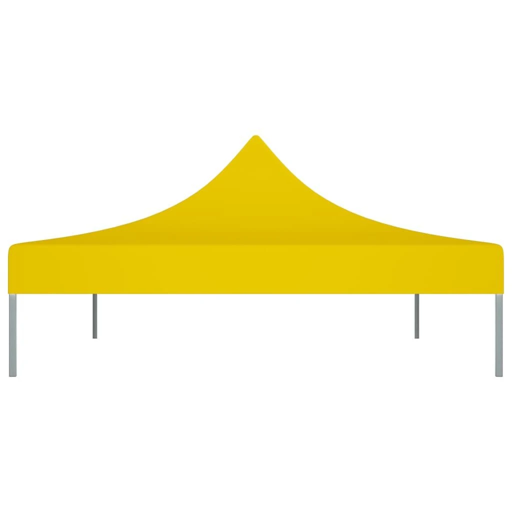 Proginės palapinės stogas, geltonos spalvos, 4x3m, 270 g/m²