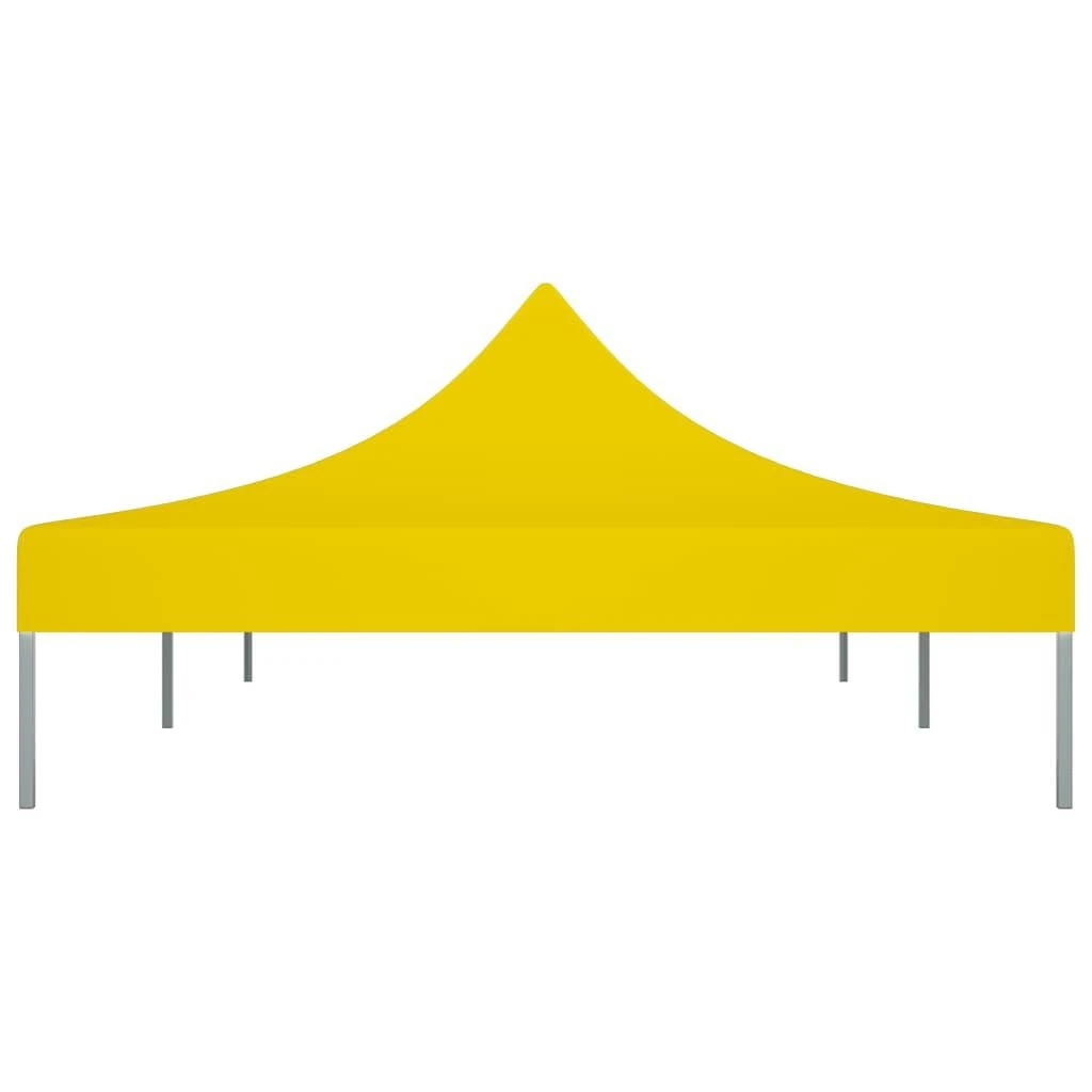 Proginės palapinės stogas, geltonos spalvos, 6x3m, 270 g/m²