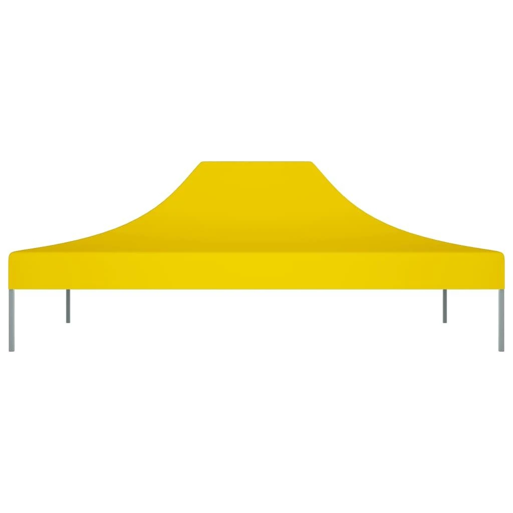 Proginės palapinės stogas, geltonos spalvos, 4x3m, 270 g/m²