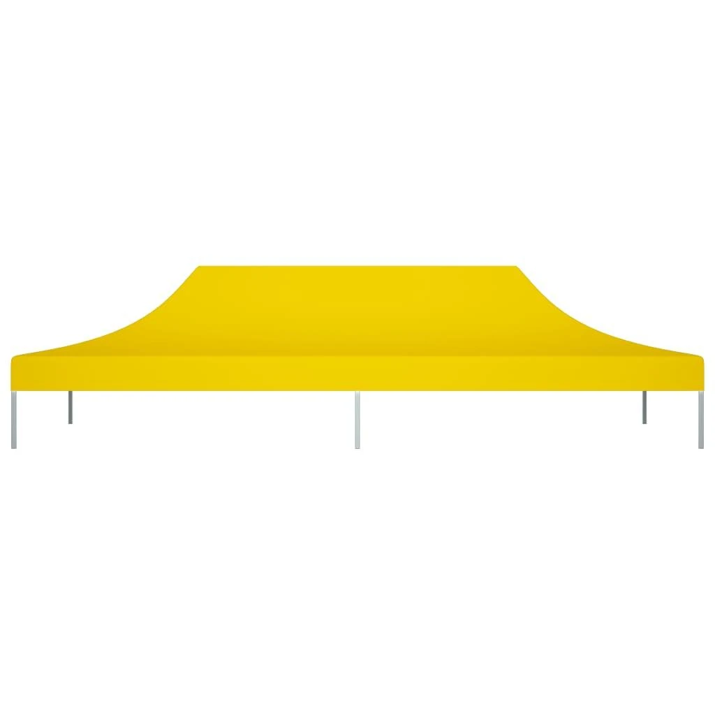 Proginės palapinės stogas, geltonos spalvos, 6x3m, 270 g/m²