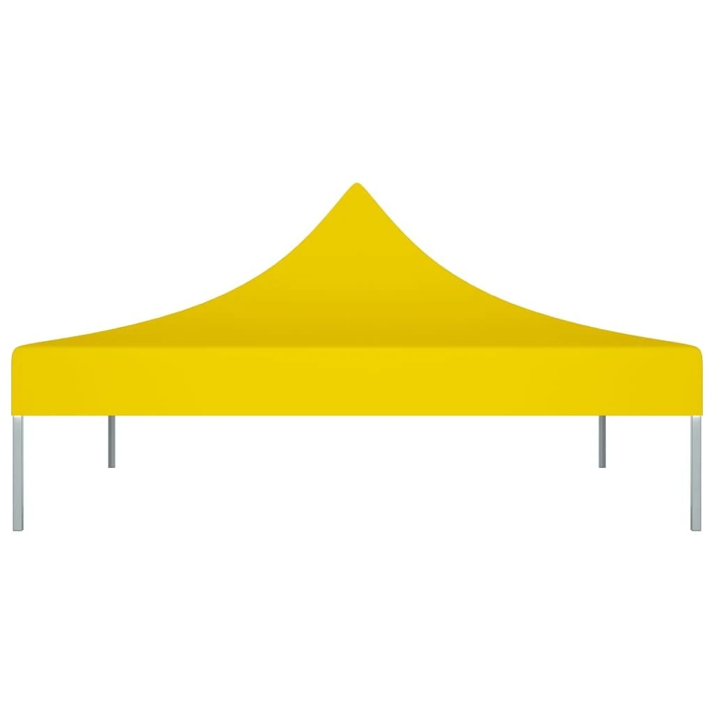 Proginės palapinės stogas, geltonos spalvos, 2x2m, 270 g/m²