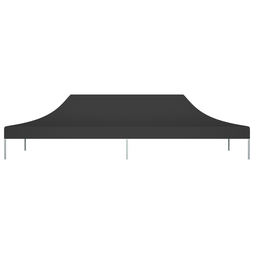 Proginės palapinės stogas, juodos spalvos, 6x3m, 270 g/m²