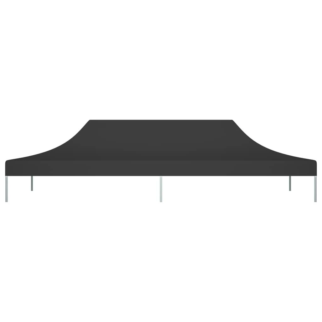 Proginės palapinės stogas, juodos spalvos, 6x3m, 270 g/m²