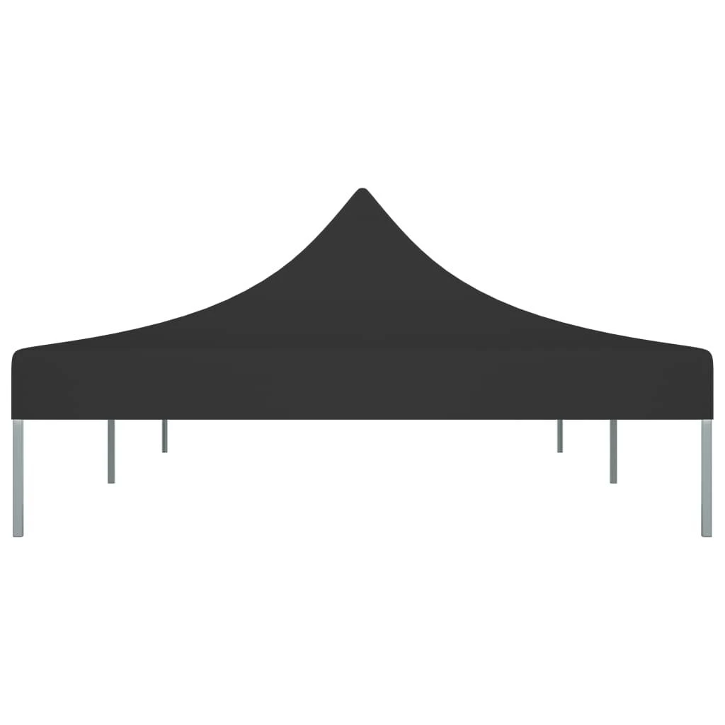 Proginės palapinės stogas, juodos spalvos, 6x3m, 270 g/m²