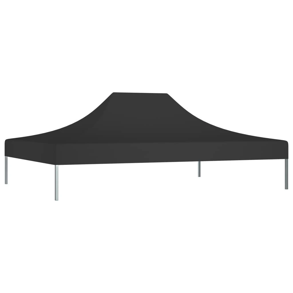 Proginės palapinės stogas, juodos spalvos, 4,5x3m, 270 g/m²