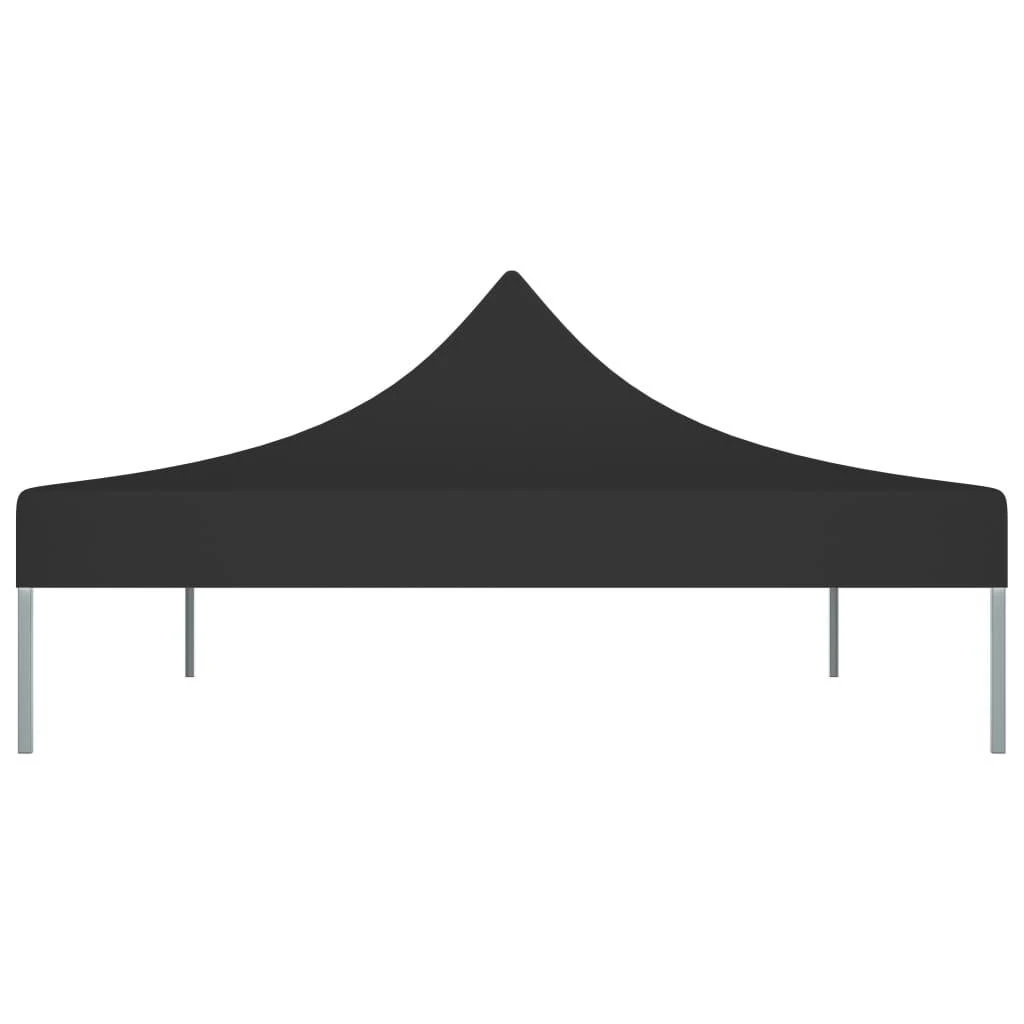 Proginės palapinės stogas, juodos spalvos, 4,5x3m, 270 g/m²