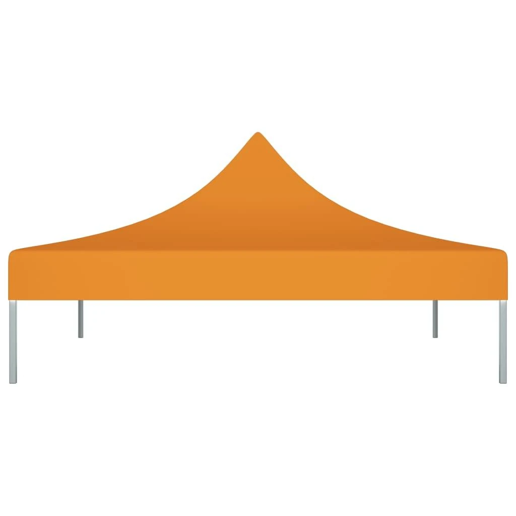 Proginės palapinės stogas, oranžinės spalvos, 2x2m, 270 g/m²