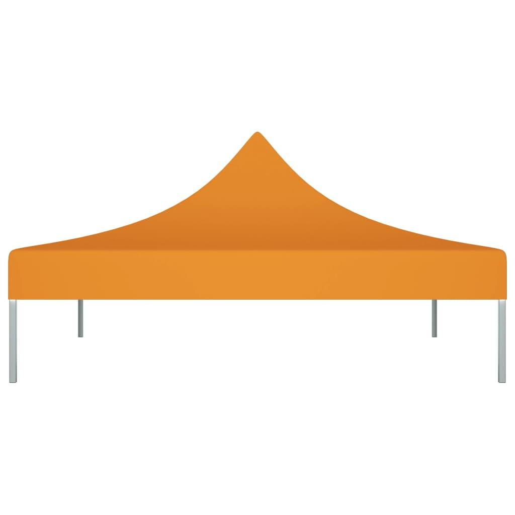 Proginės palapinės stogas, oranžinės spalvos, 3x3m, 270 g/m²