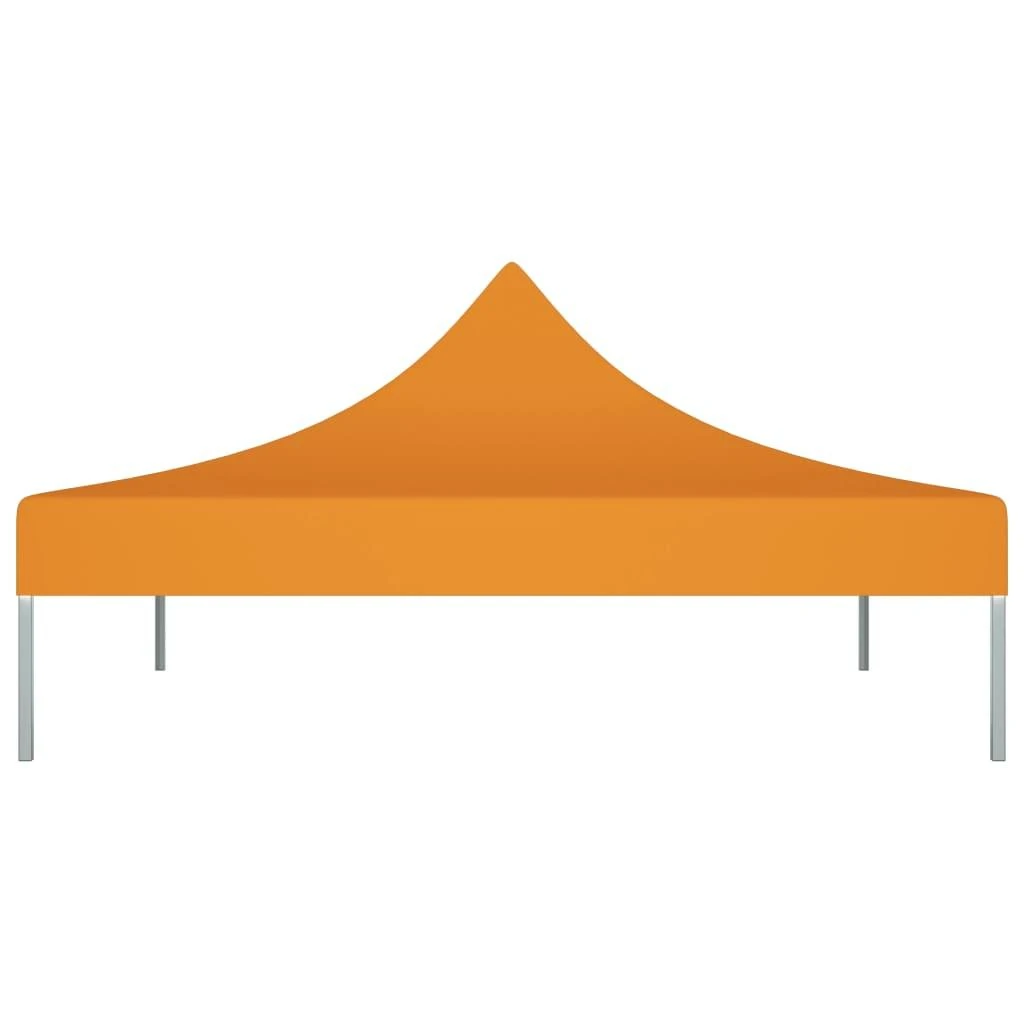 Proginės palapinės stogas, oranžinės spalvos, 3x3m, 270 g/m²