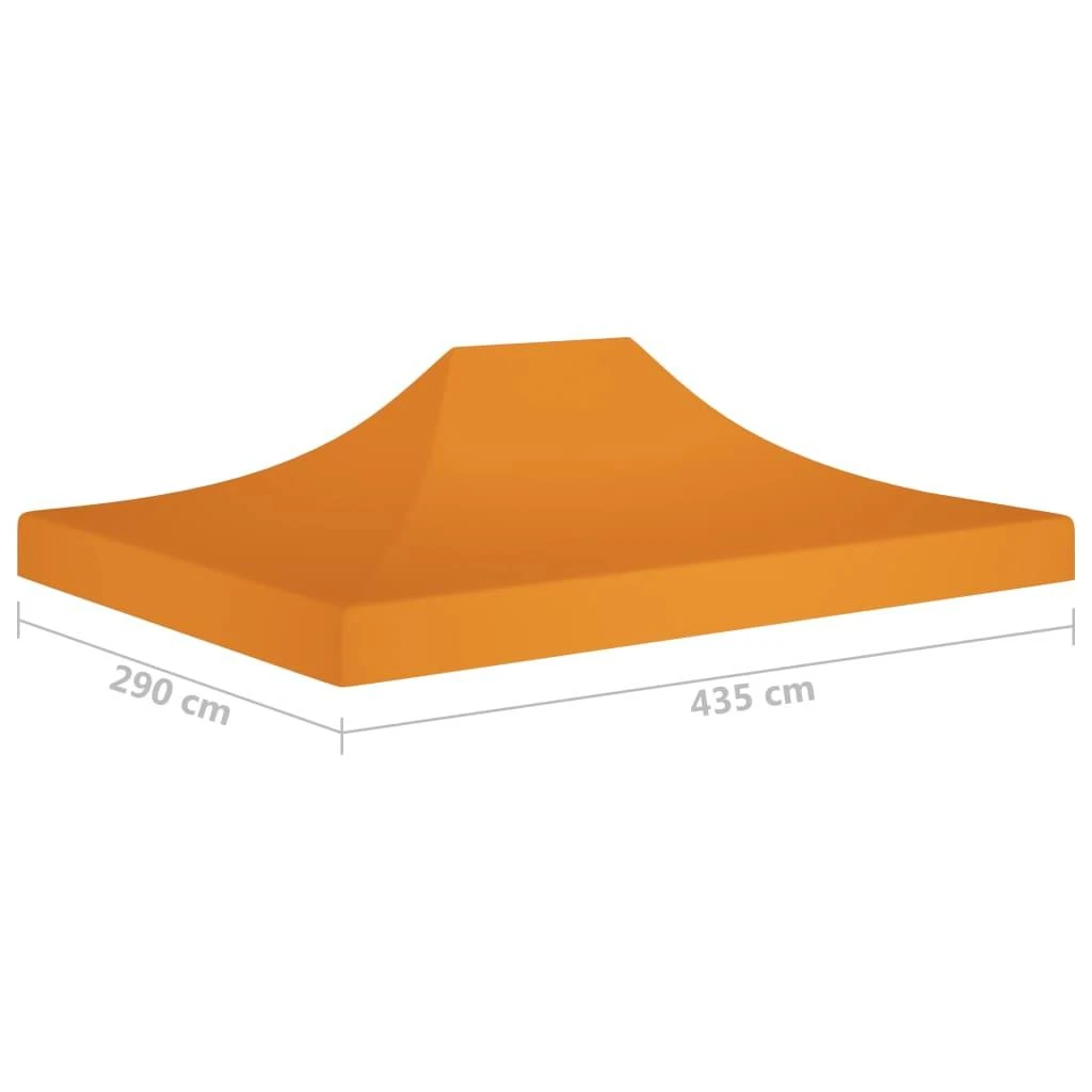Proginės palapinės stogas, oranžinės spalvos, 4,5x3m, 270 g/m²
