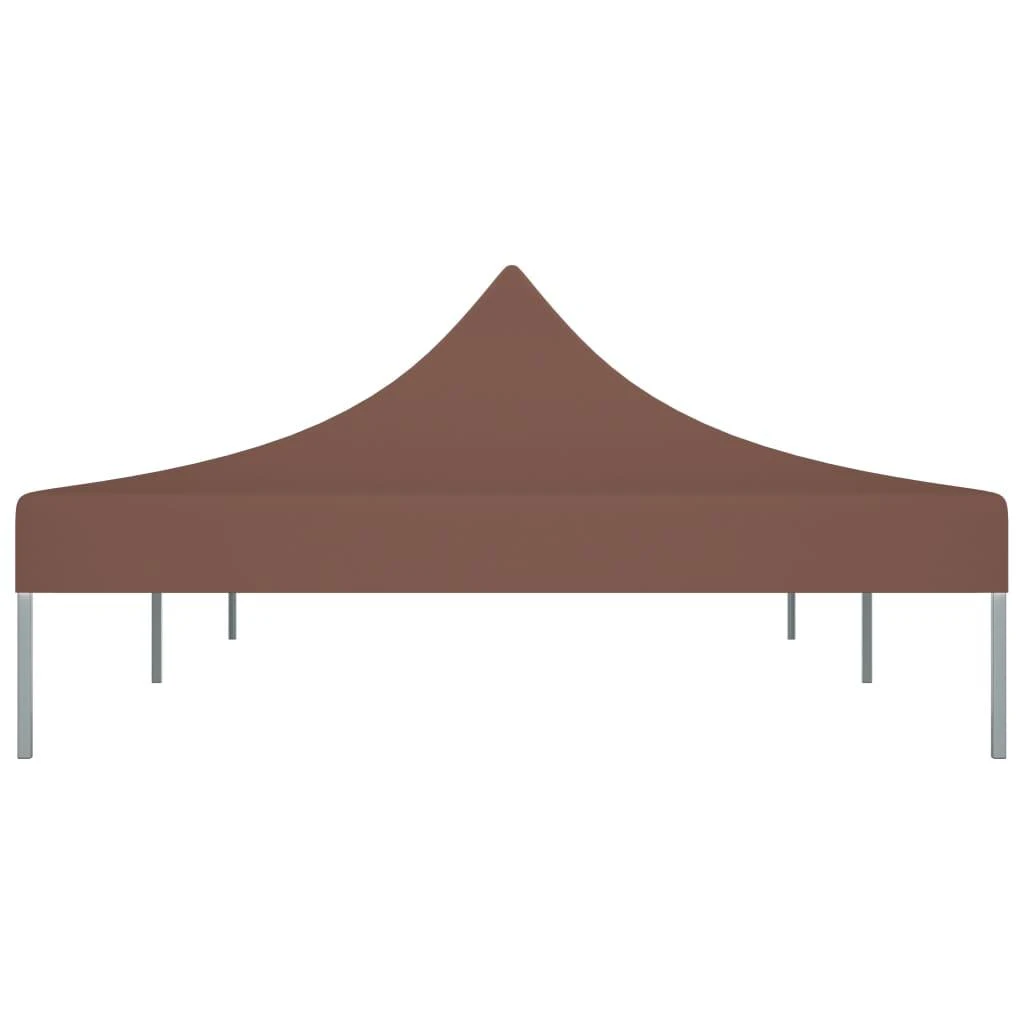 Proginės palapinės stogas, rudos spalvos, 6x3m, 270 g/m²