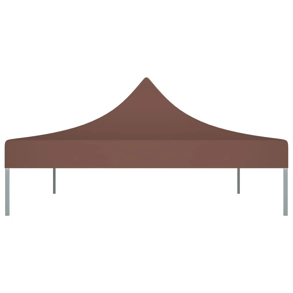Proginės palapinės stogas, rudos spalvos, 4x3m, 270 g/m²