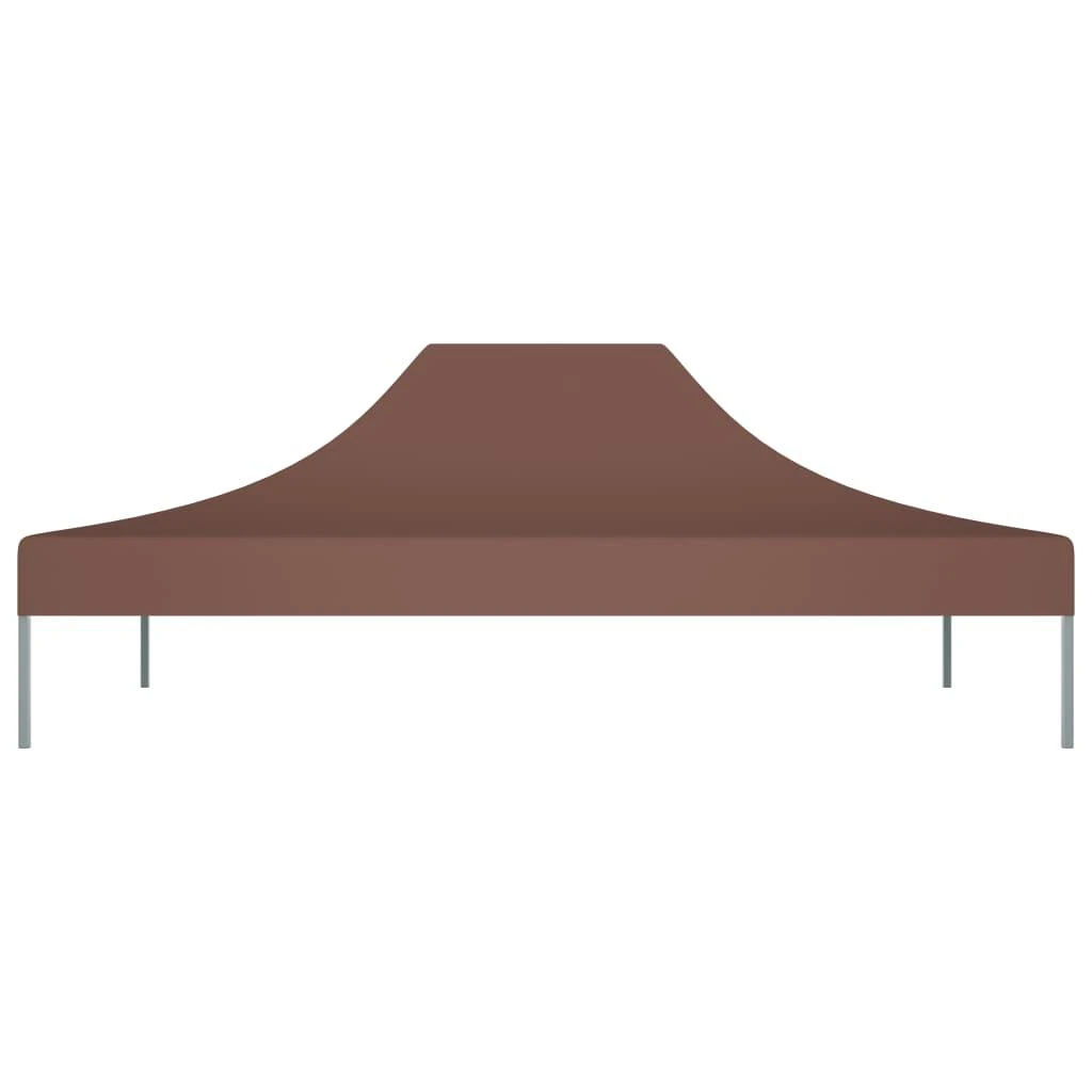 Proginės palapinės stogas, rudos spalvos, 4x3m, 270 g/m²
