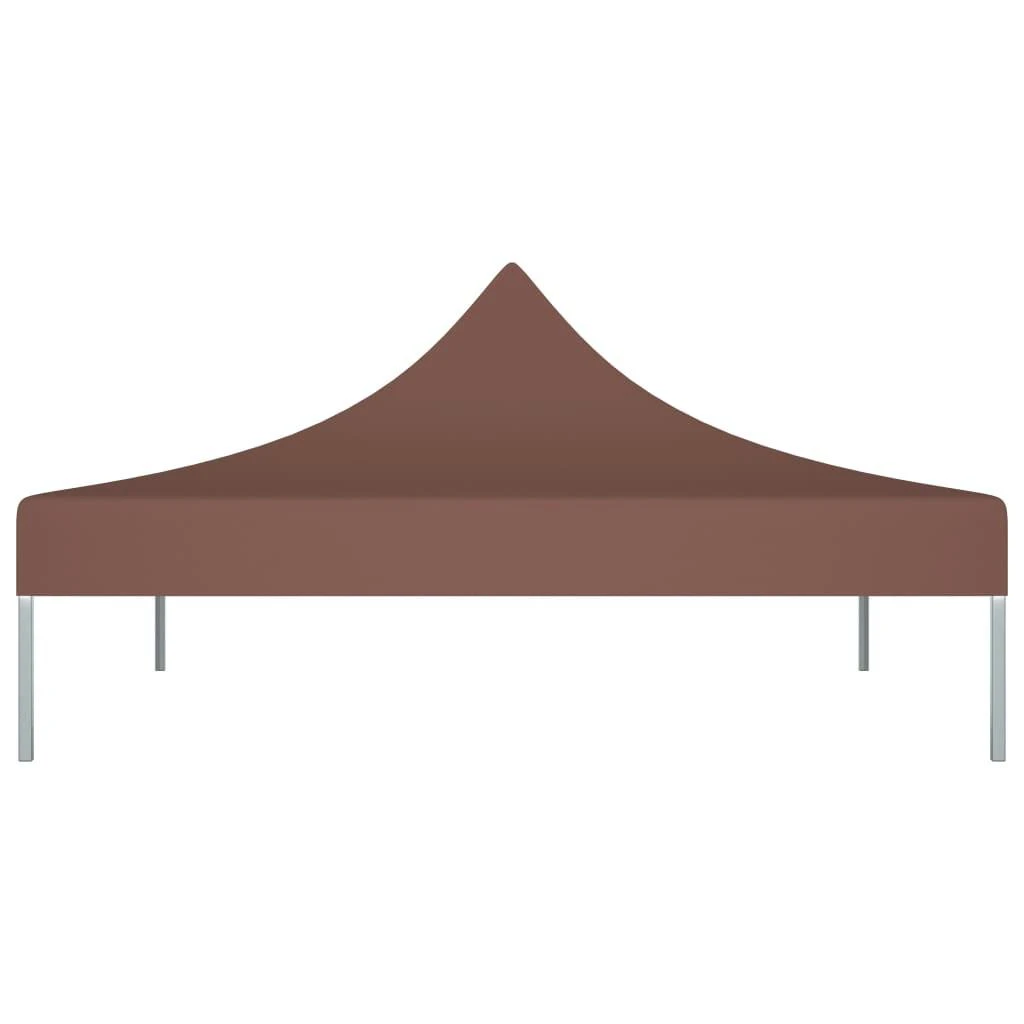 Proginės palapinės stogas, rudos spalvos, 2x2m, 270 g/m²