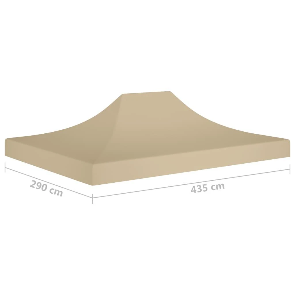 Proginės palapinės stogas, smėlio spalvos, 4,5x3m, 270 g/m²