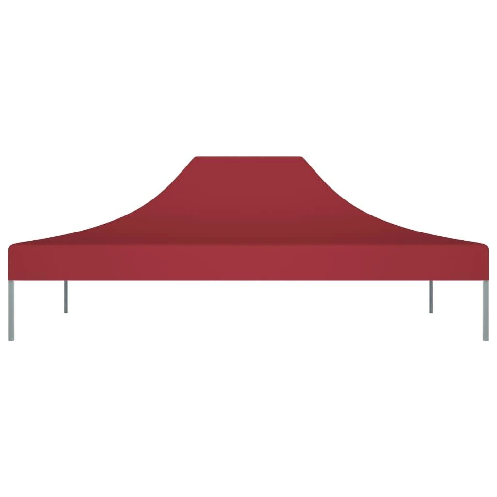Proginės palapinės stogas, tamsiai raudonas, 4x3m, 270 g/m²