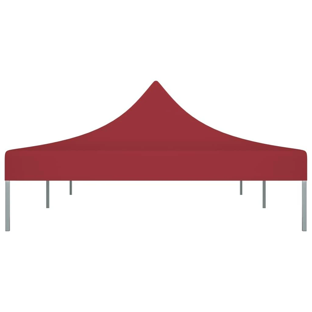 Proginės palapinės stogas, tamsiai raudonas, 6x3m, 270 g/m²