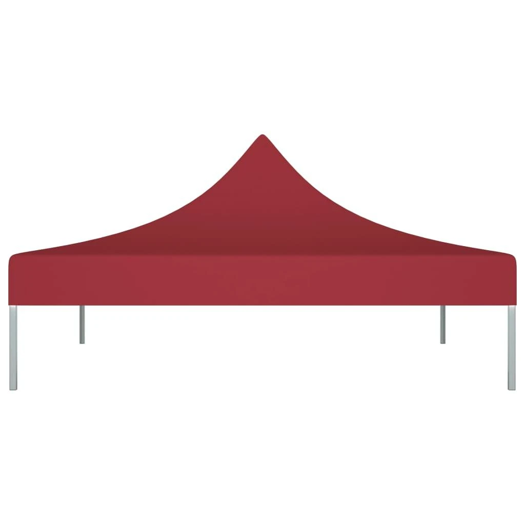 Proginės palapinės stogas, tamsiai raudonas, 3x3m, 270 g/m²